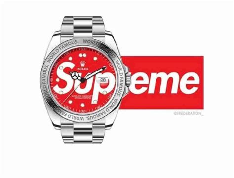 rolex x supreme prix|supreme x rolex collab.